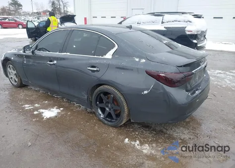 2018 Infiniti Q50 3.0T Luxe z USA, uszkodzony, nr VIN JN1EV7AP4JM355990